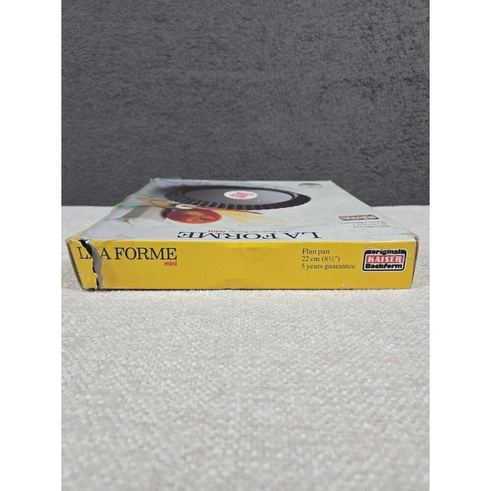 KAISER LA FORME Pie Tart QUICHE PAN Round Flan Torte Germany Nonstick 9